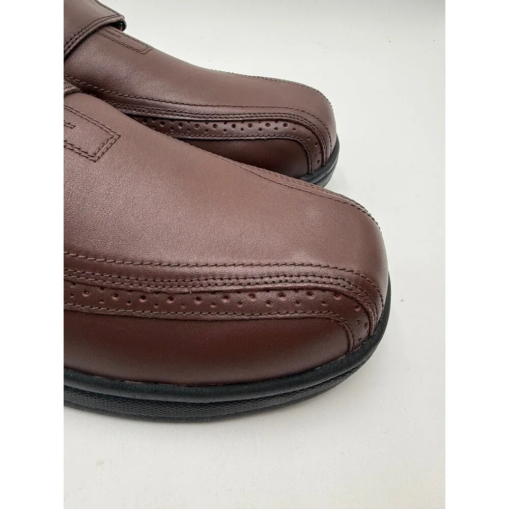 OrthoFeet LINCOLN CENTER Men's NEW Orthopedic Dress Shoe Brown US Size 12 M